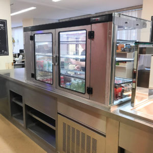 Refrigerated unit for kicthens